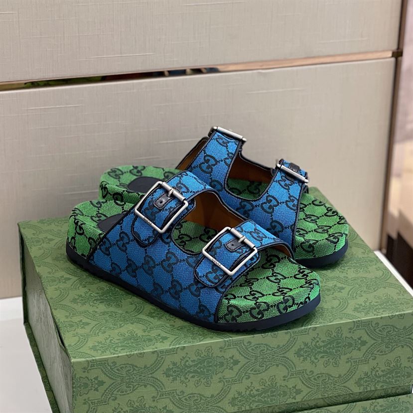 (1:1 replica) GUCCI MEN S SLIDE SANDAL WITH STRAPS GSL031