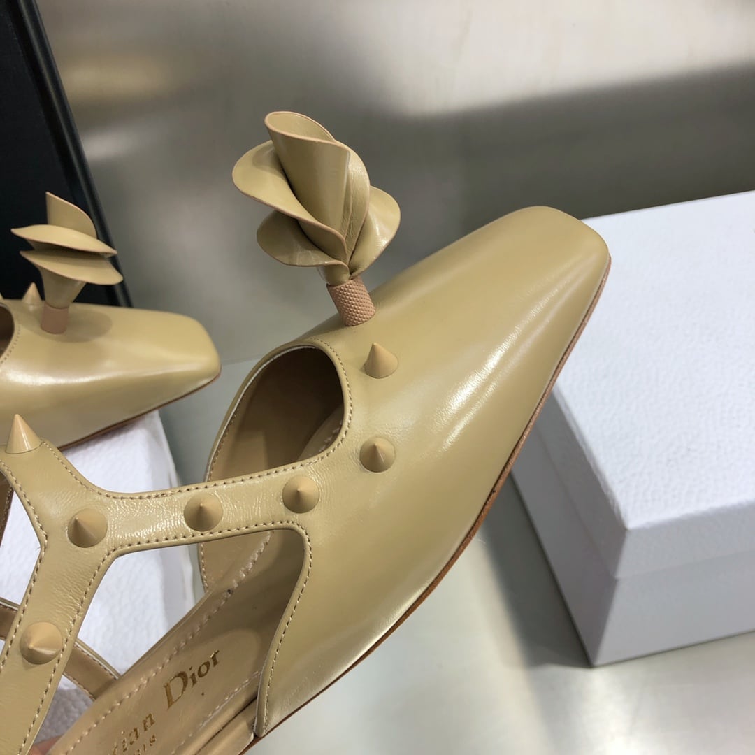 (1:1 replica) Christian Dior Women s Rose Fantastique Pump Beige For Women CD