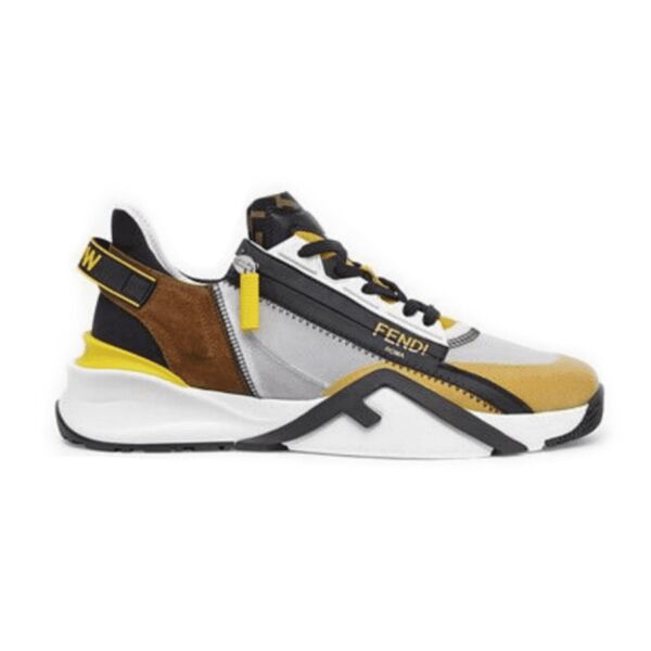 (1:1 replica) FENDY FLOW MULTICOLOUR NYLON LOW-TOP FDS009