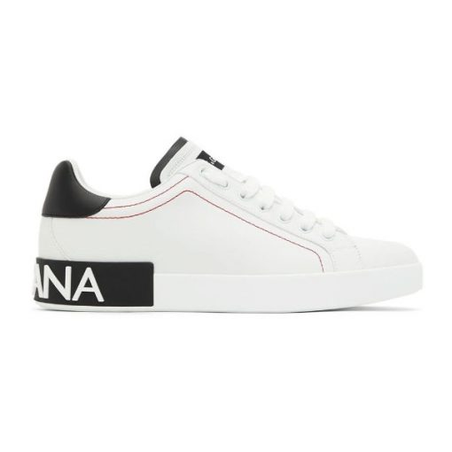 (1:1 replica) DOLCE GABBANA WHITE PORTOFINO SNEAKERS – DG034