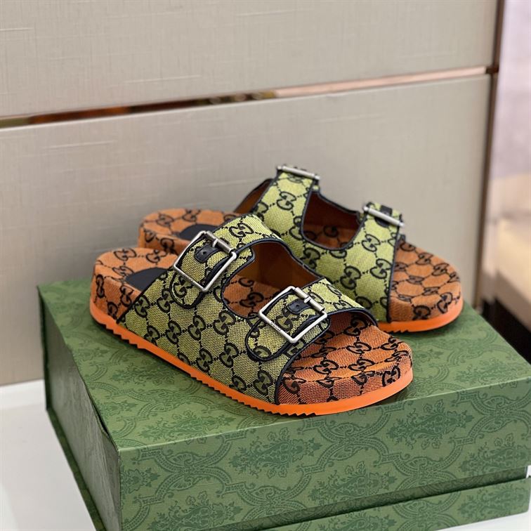 (1:1 replica) GUCCI MEN S SLIDE SANDAL WITH STRAPS GSL032