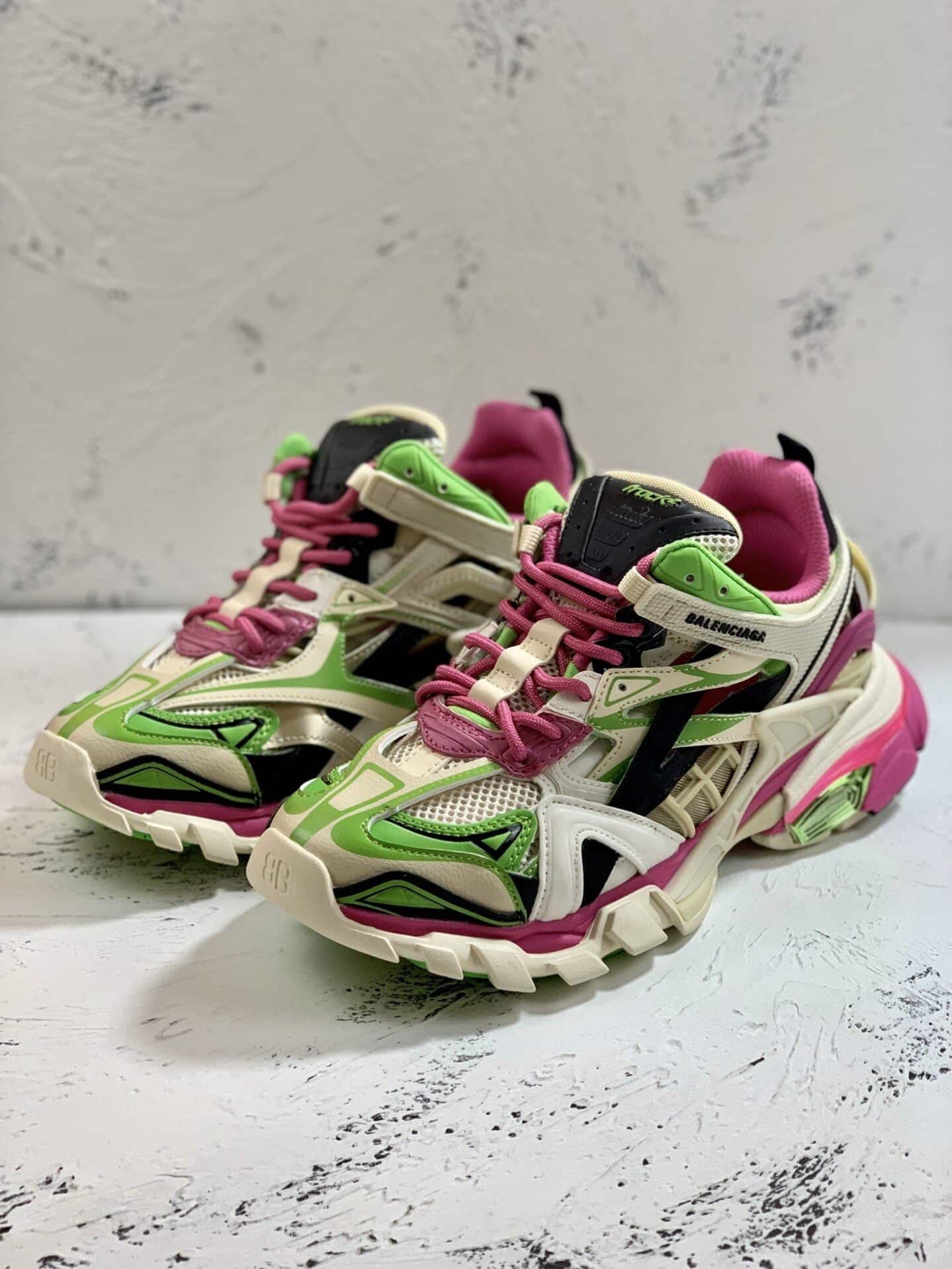(1:1 replica) Balenciaga Track.2 Clear Sole Trainers Multicolour For Women