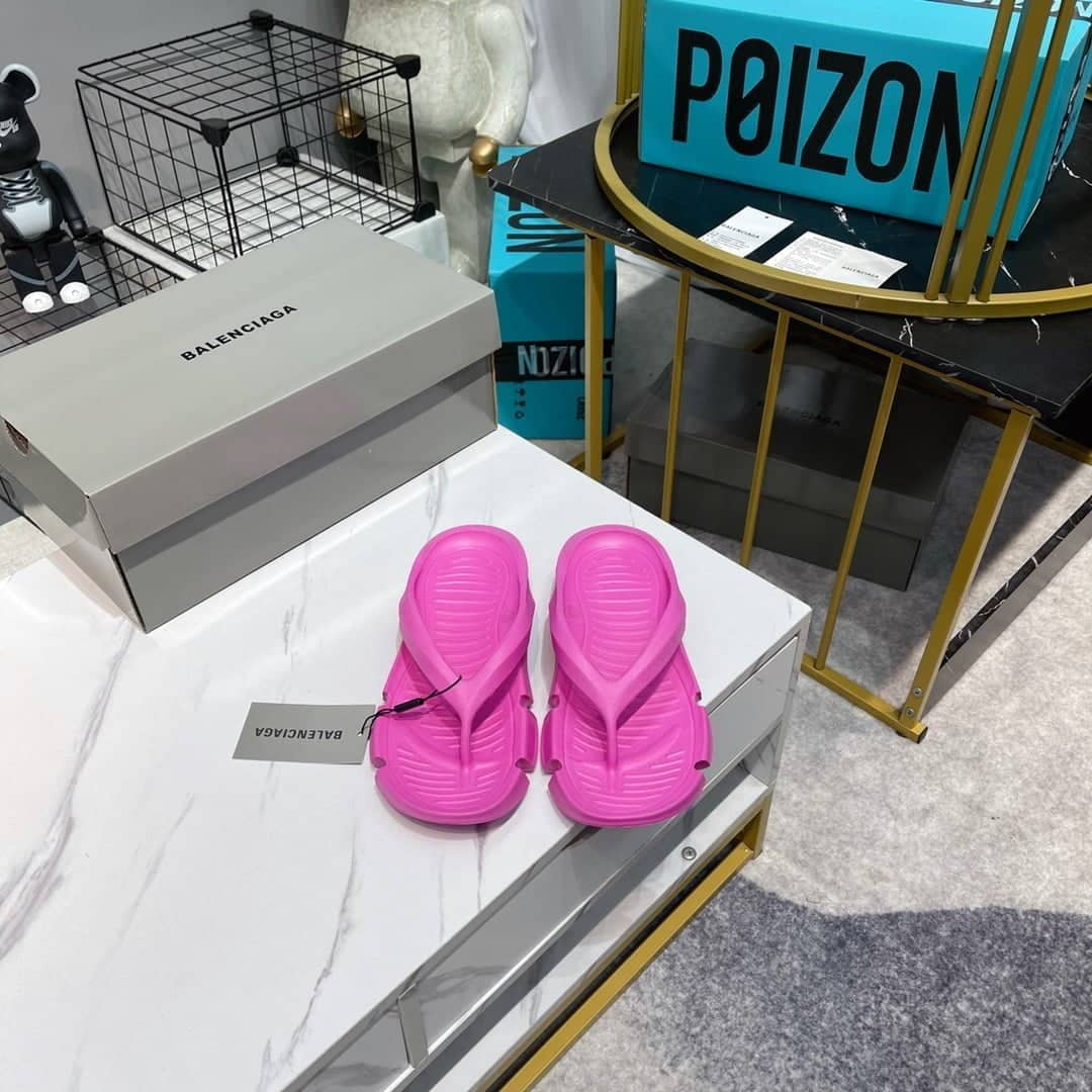 (1:1 replica) Balenciaga Slide Sandal Pink For Women