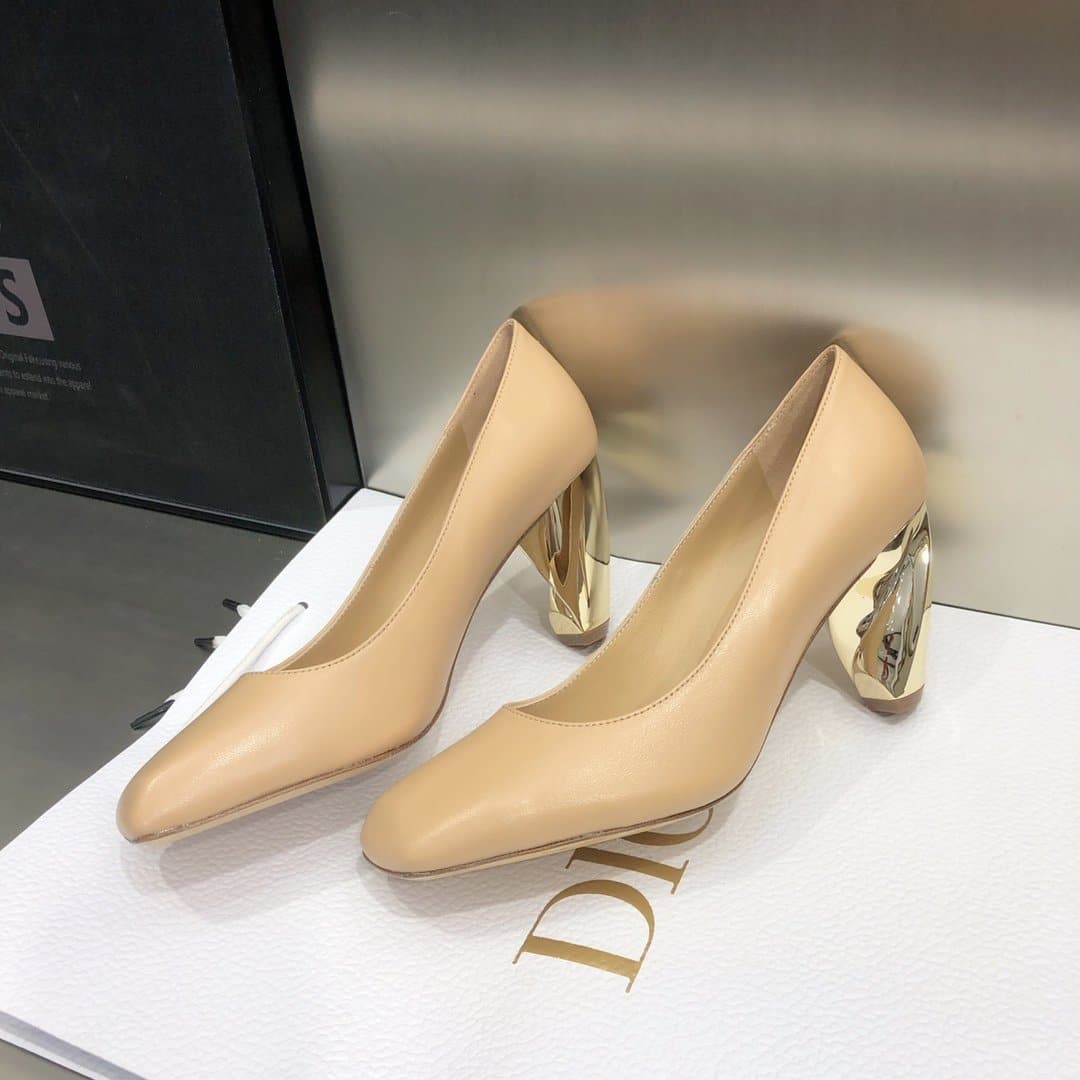 (1:1 replica) Christian Dior Rhodes Pump Nude For Women CD