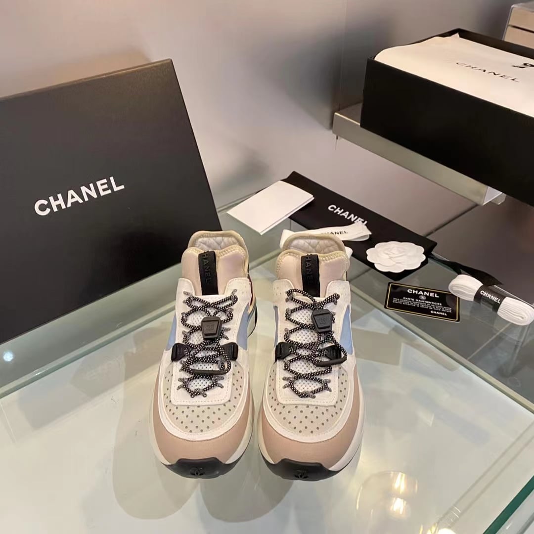 (1:1 replica) Chanel Women s Sneakers Beige For Women G39488 Y56142 K4944