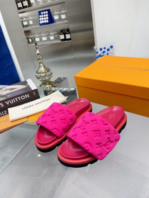 (1:1 replica) LOUIS VUITTON POOL PILLOW FLAT COMFORT MULE LVSD051