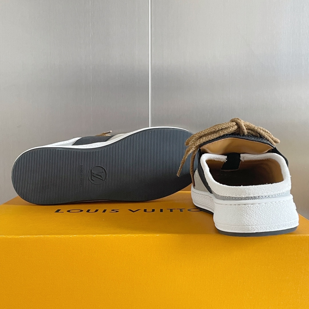 (1:1 replica) Louis Vuitton Women s Lous Sneakers White For Women LV