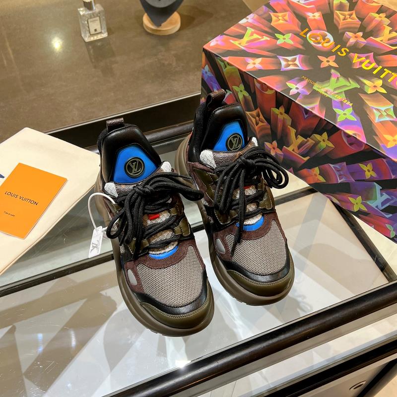 (1:1 replica) Louis Vuitton Women s LV Archlight Sneaker Dark Brown For Women LV