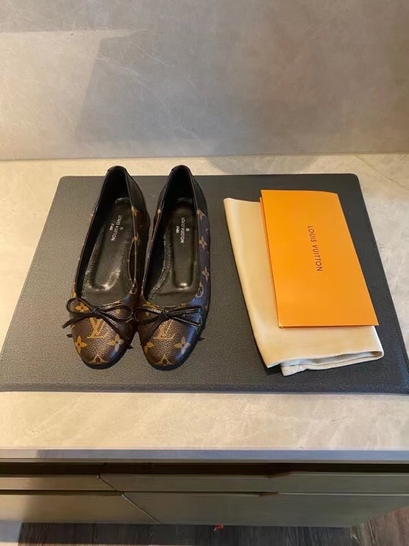 (1:1 replica) Louis Vuitton Women s Joy Ballerina Brown And Black For Women LV