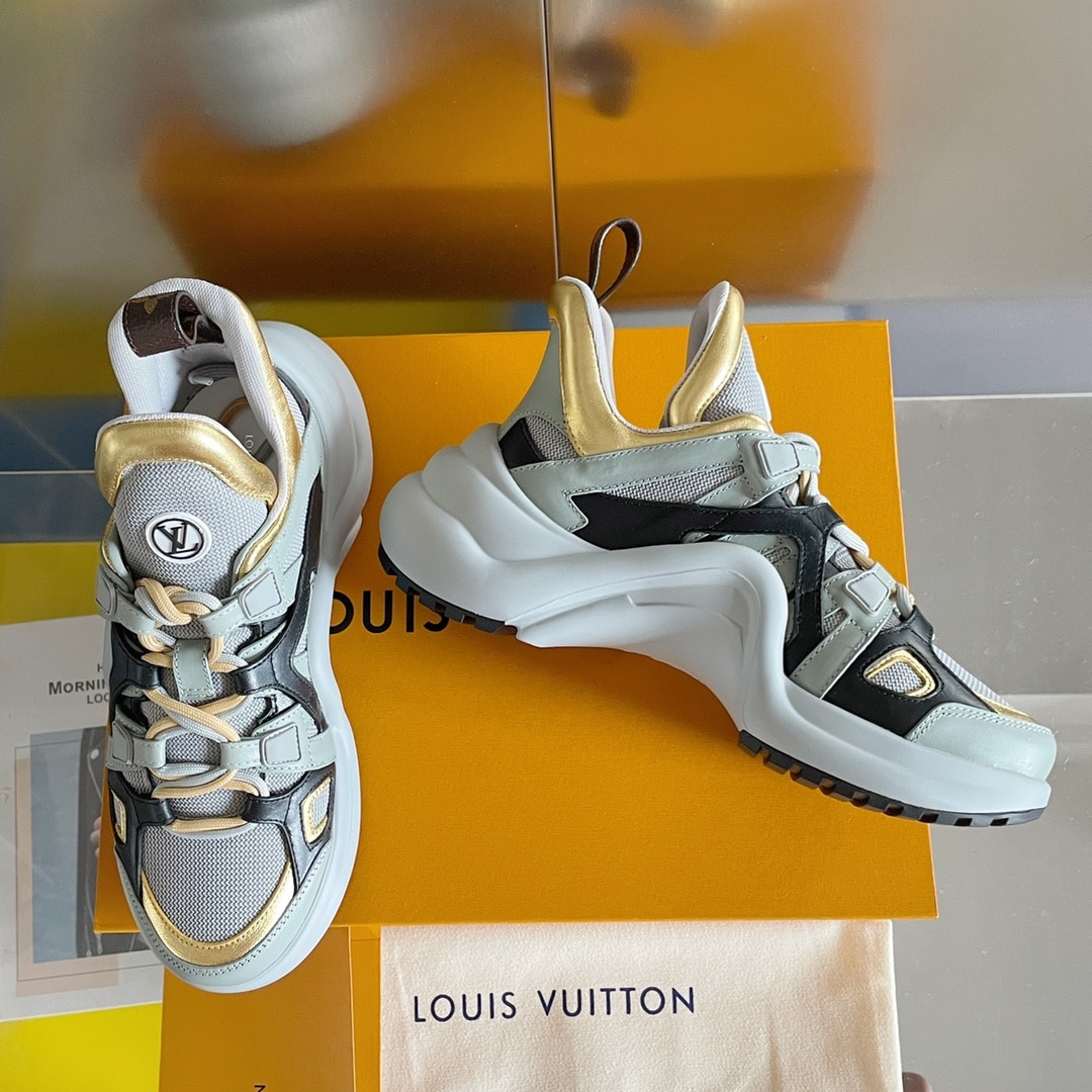 (1:1 replica) Louis Vuitton Women s LV Archlight Sneaker Gray For Women LV