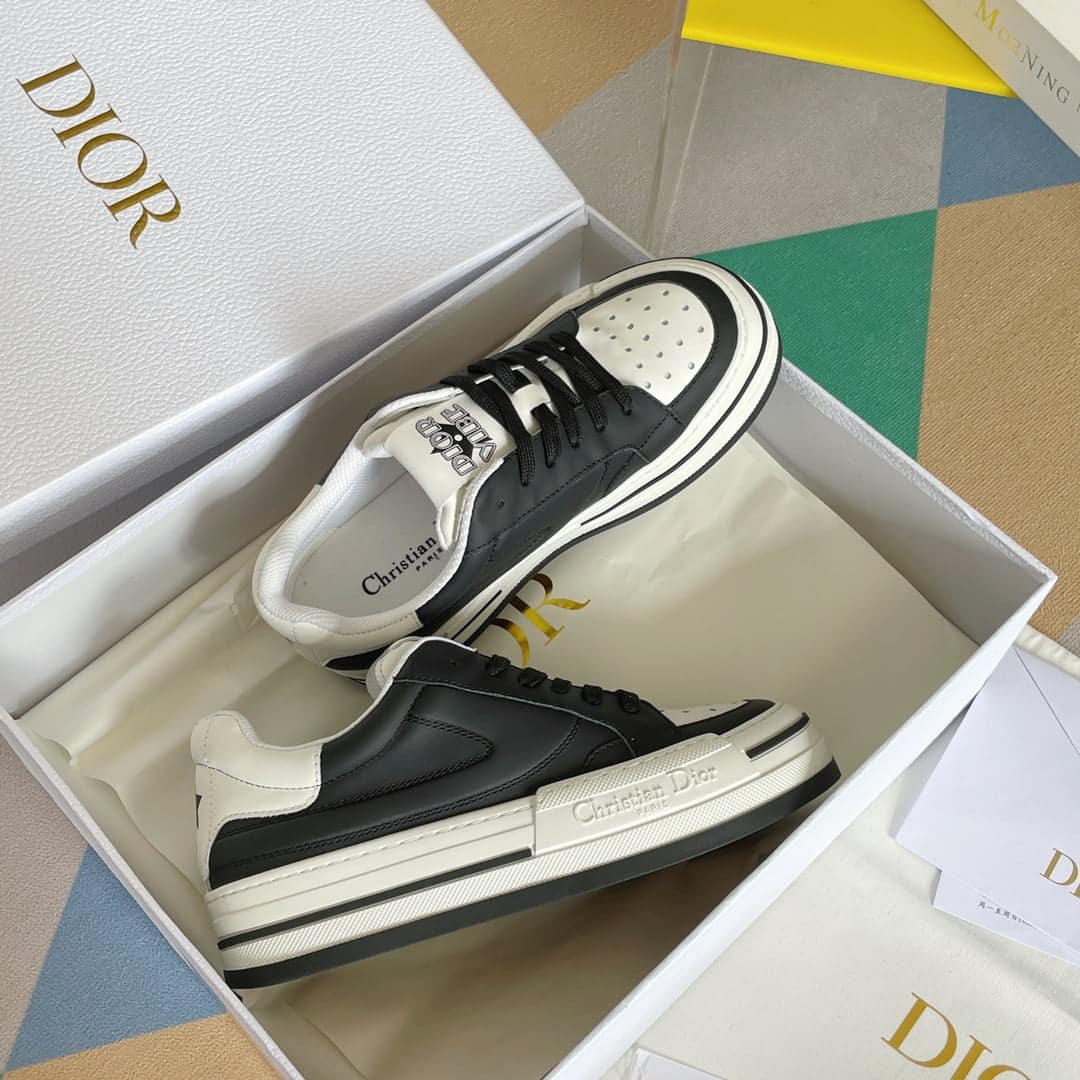 (1:1 replica) Christian Dior Women s D-Freeway Sneaker Black For Women CD