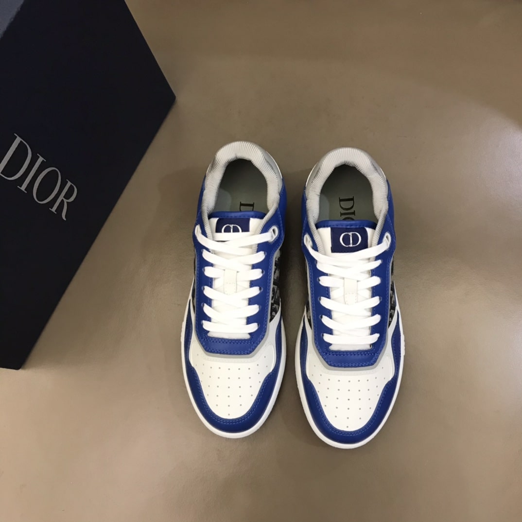(1:1 replica) Christian Dior Women s B27 Low-Top Sneaker Blue For Women CD