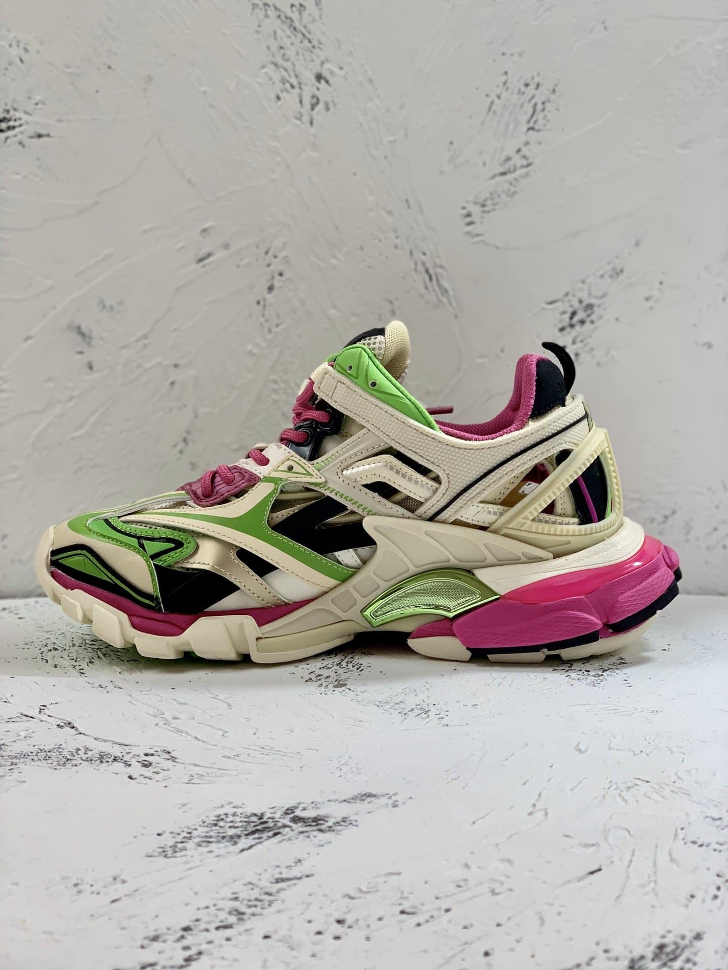 (1:1 replica) Balenciaga Track.2 Clear Sole Trainers Multicolour For Women