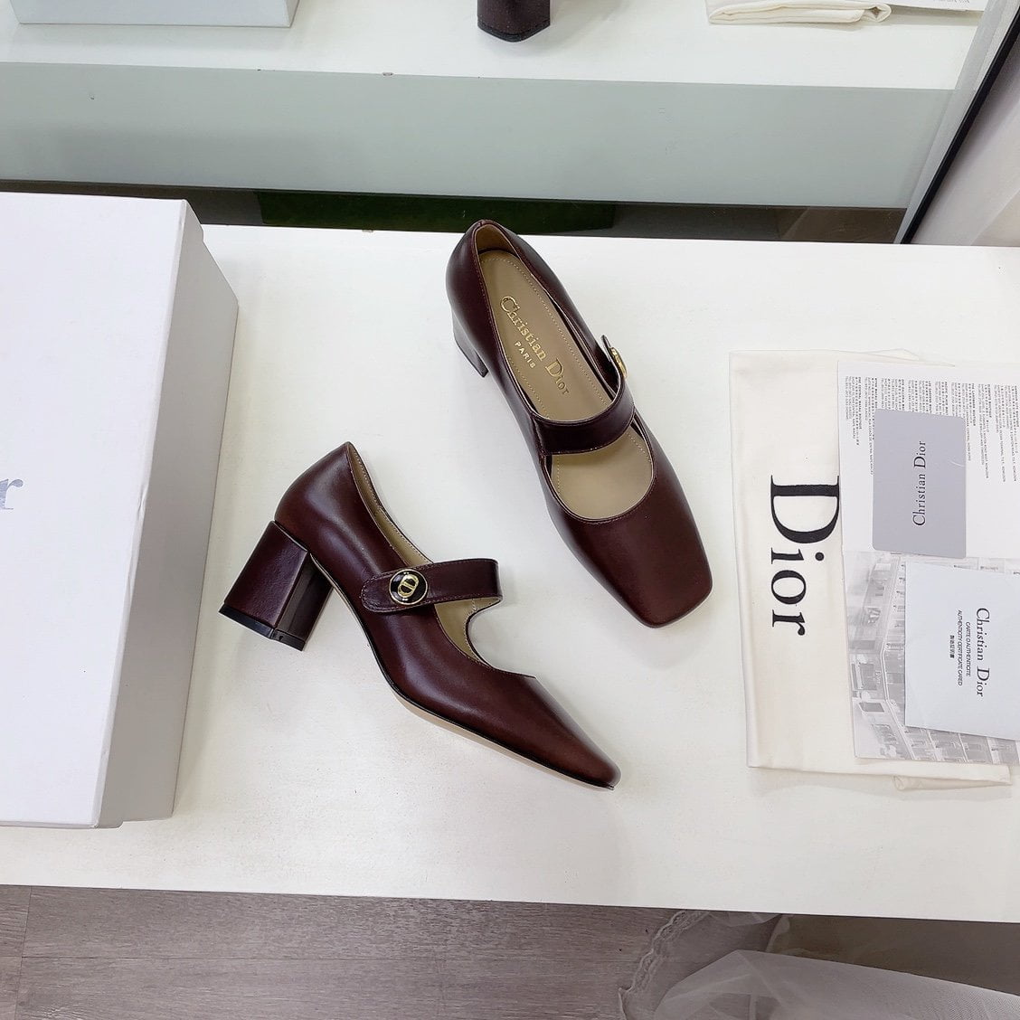 (1:1 replica) Christian Dior La Parisienne Dior Pump Red For Women CD