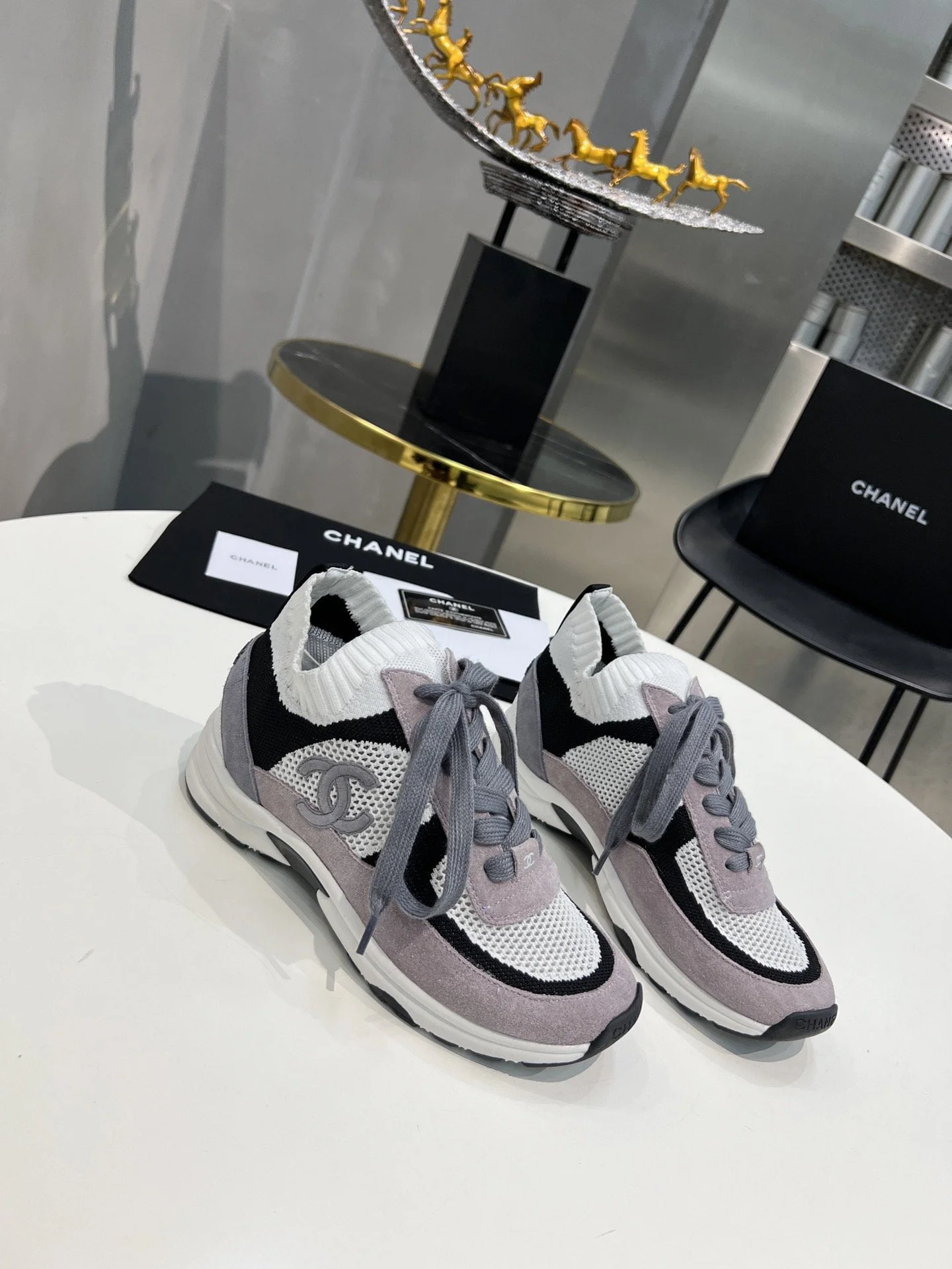 (1:1 replica) Chanel Sneakers Purple For Women, Women s Shoes