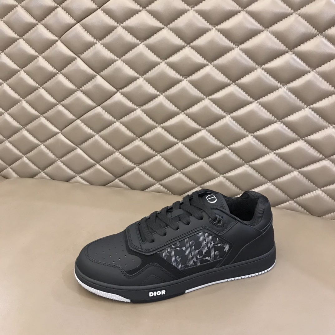 (1:1 replica) Christian Dior Women s B27 Low-Top Sneaker Black For Women CD