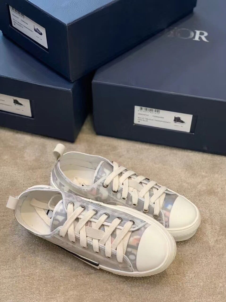 (1:1 replica) Christian Dior B23 Low-Top Sneaker Multi Color For Women CD