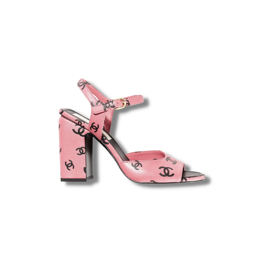 (1:1 replica) CC 100mm Heeled Sandal Pink For Women