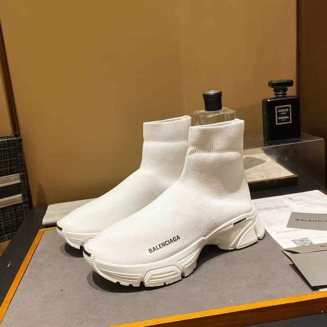 (1:1 replica) Balenciaga Speed Trainers White For Women