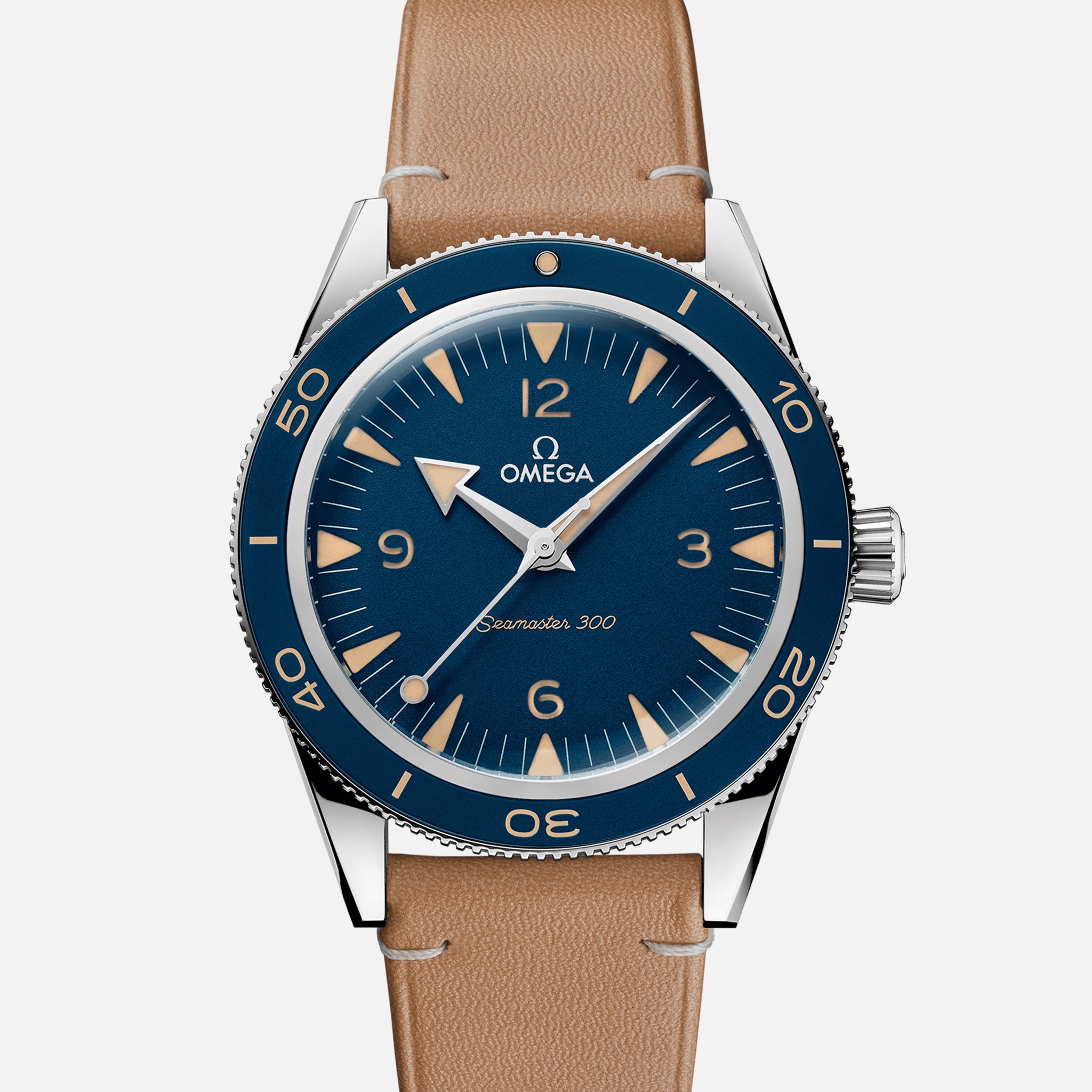 Seamaster 300 Co-Axial Master Chronometer 41mm Blue Dial On Strap(1:1 replica)