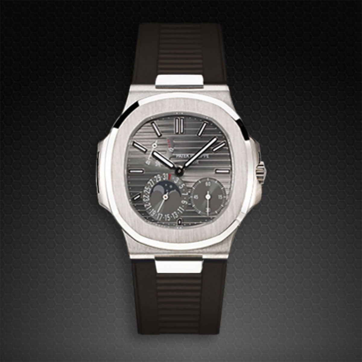Patek Philippe - Rubber B strap for Nautilus 5712 RG / WG(1:1 replica)
