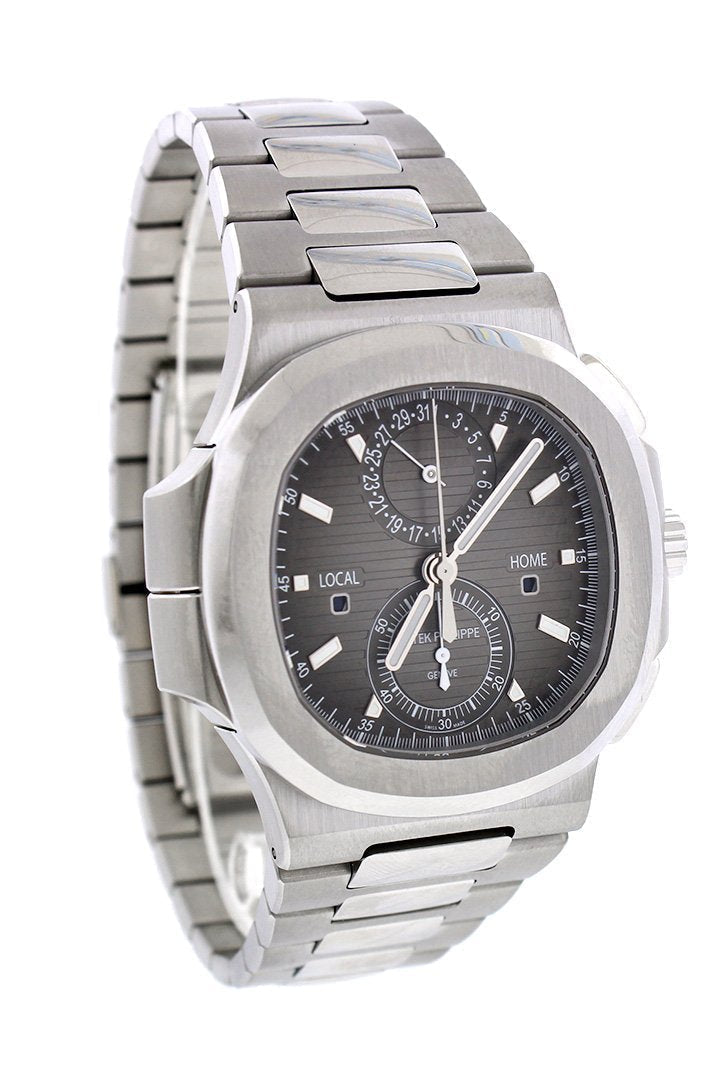 Patek Philippe Nautilus Travel Time Chronograph Stainless Steel Automatic Men's Watch 5990-1A-001(1:1 replica)