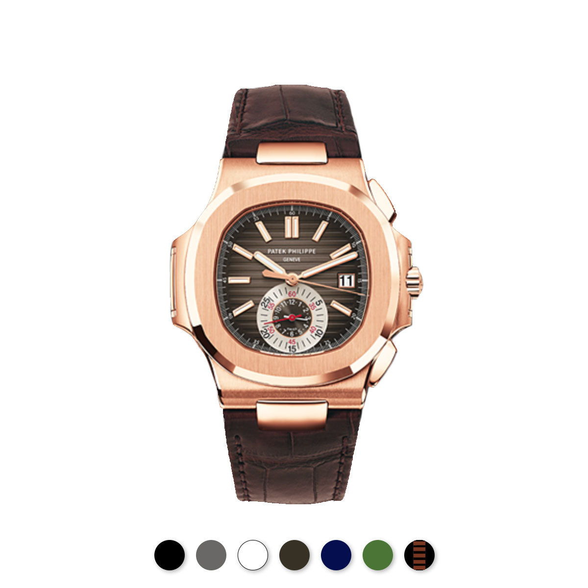 Patek Philippe - Rubber B strap for Nautilus 5980 RG(1:1 replica)