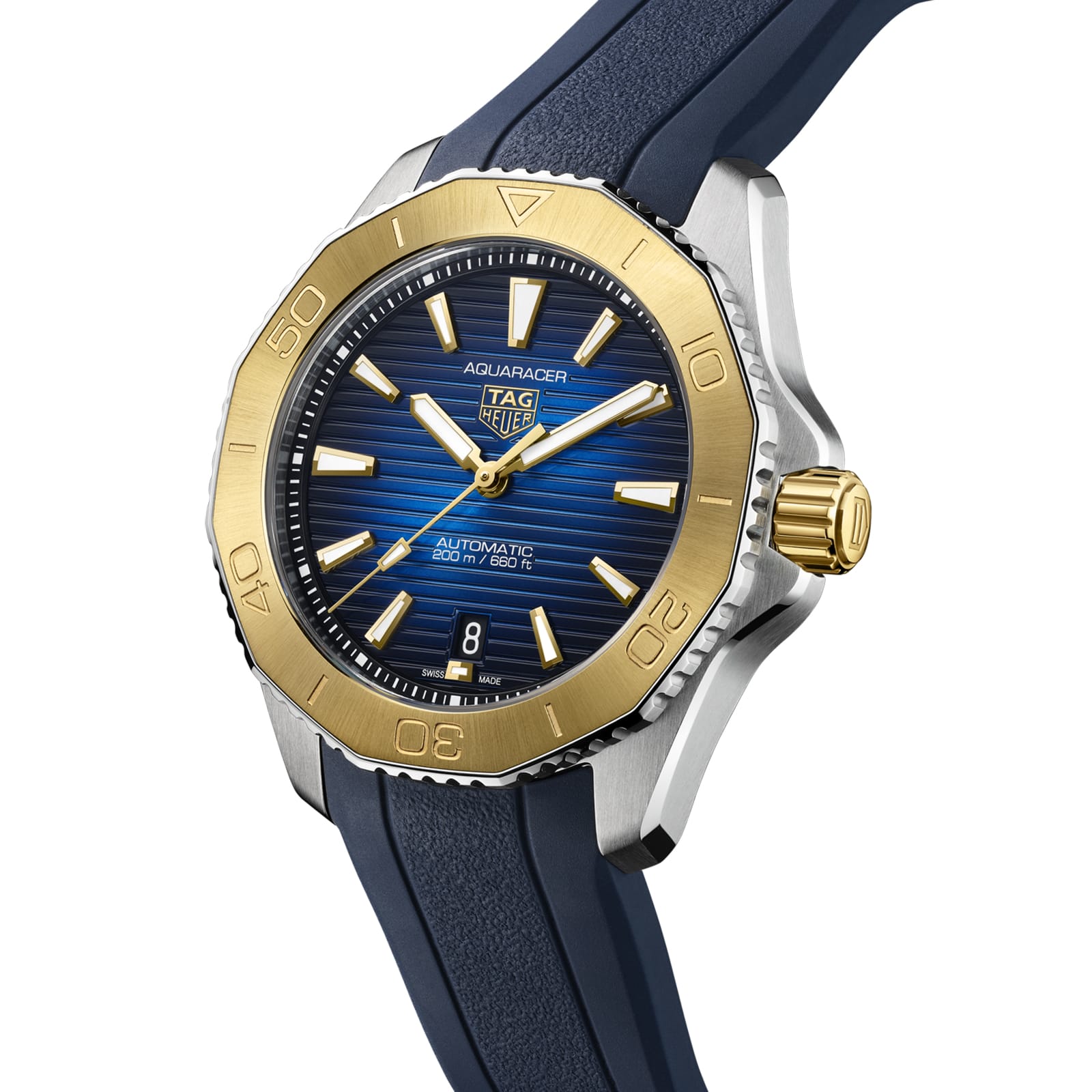 TAG Heuer Replica Watch Aquaracer Professional 200 Date Automatic 40 mm Steel and Gold(1:1 replica)
