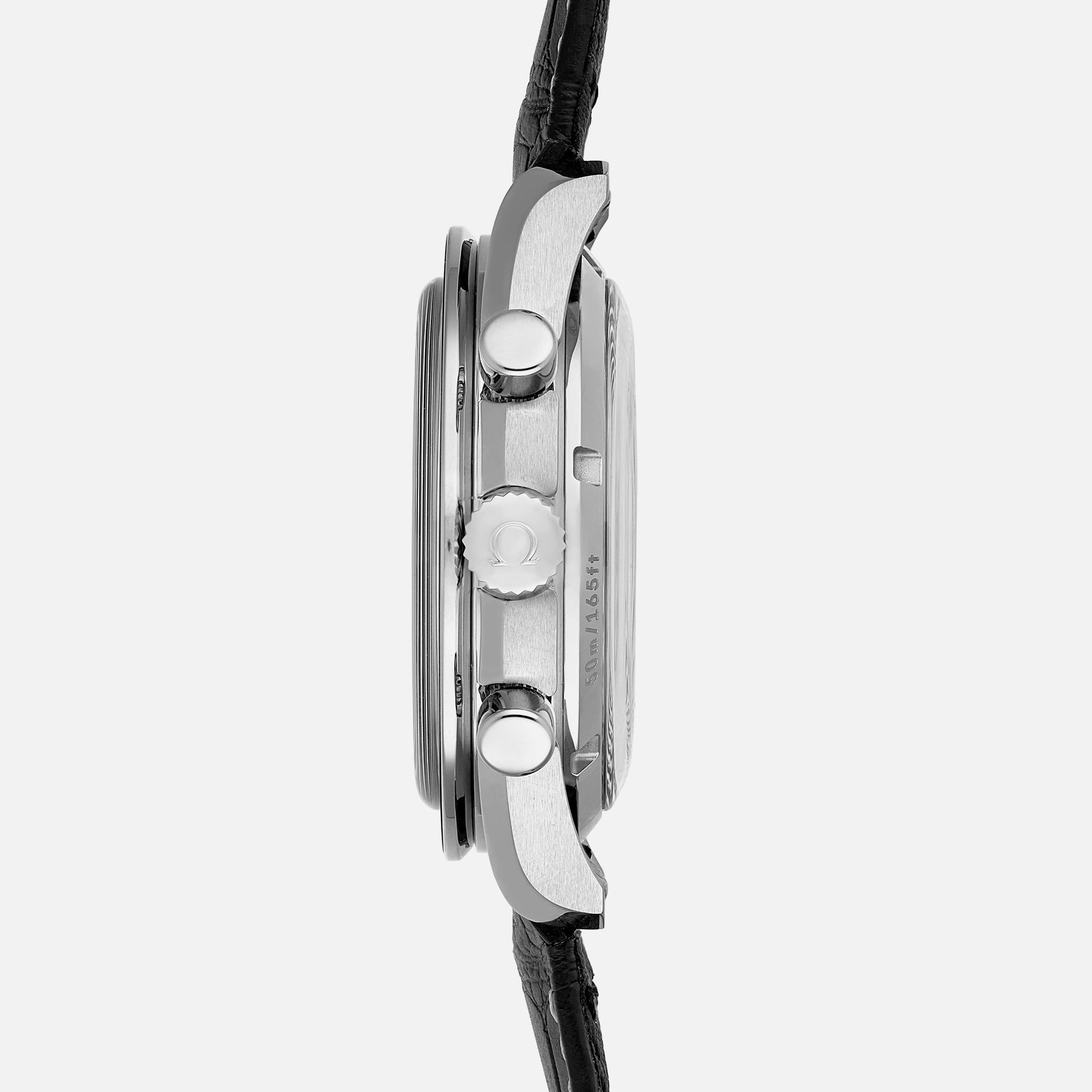 Speedmaster Racing Co-Axial Master Chronometer Chronograph 44.25mm White Dial On Strap(1:1 replica)
