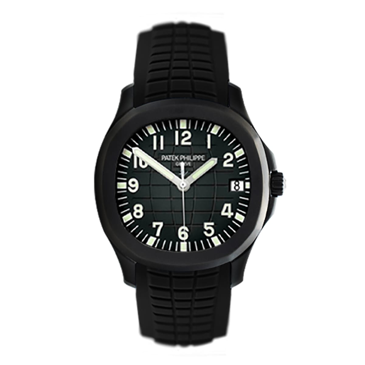 Fake Patek Philippe Replica Watch Aquanaut Limited Edition Black DLC-PVD(1:1 replica)