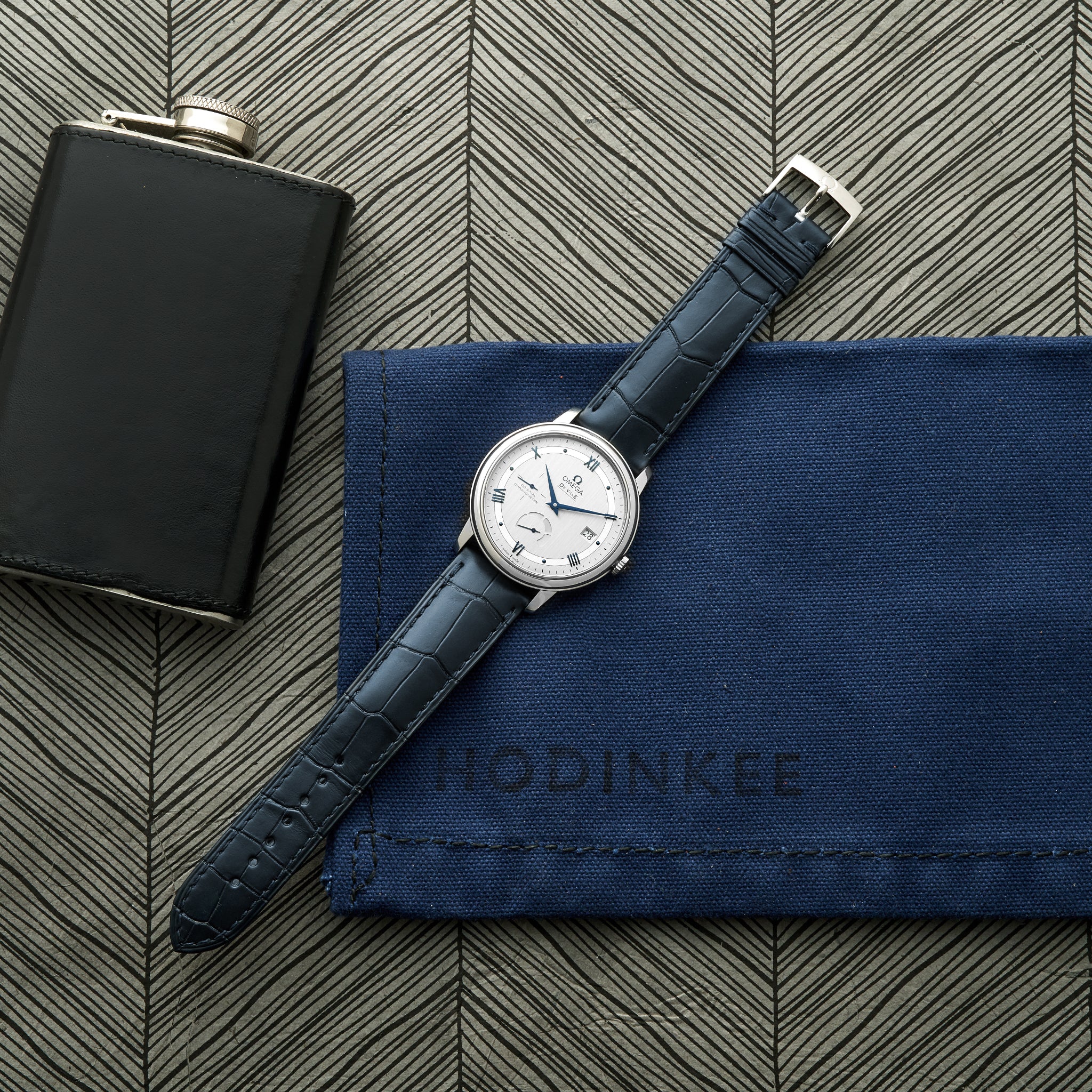 De Ville Prestige Co-Axial Power Reserve 39.5mm On Strap(1:1 replica)