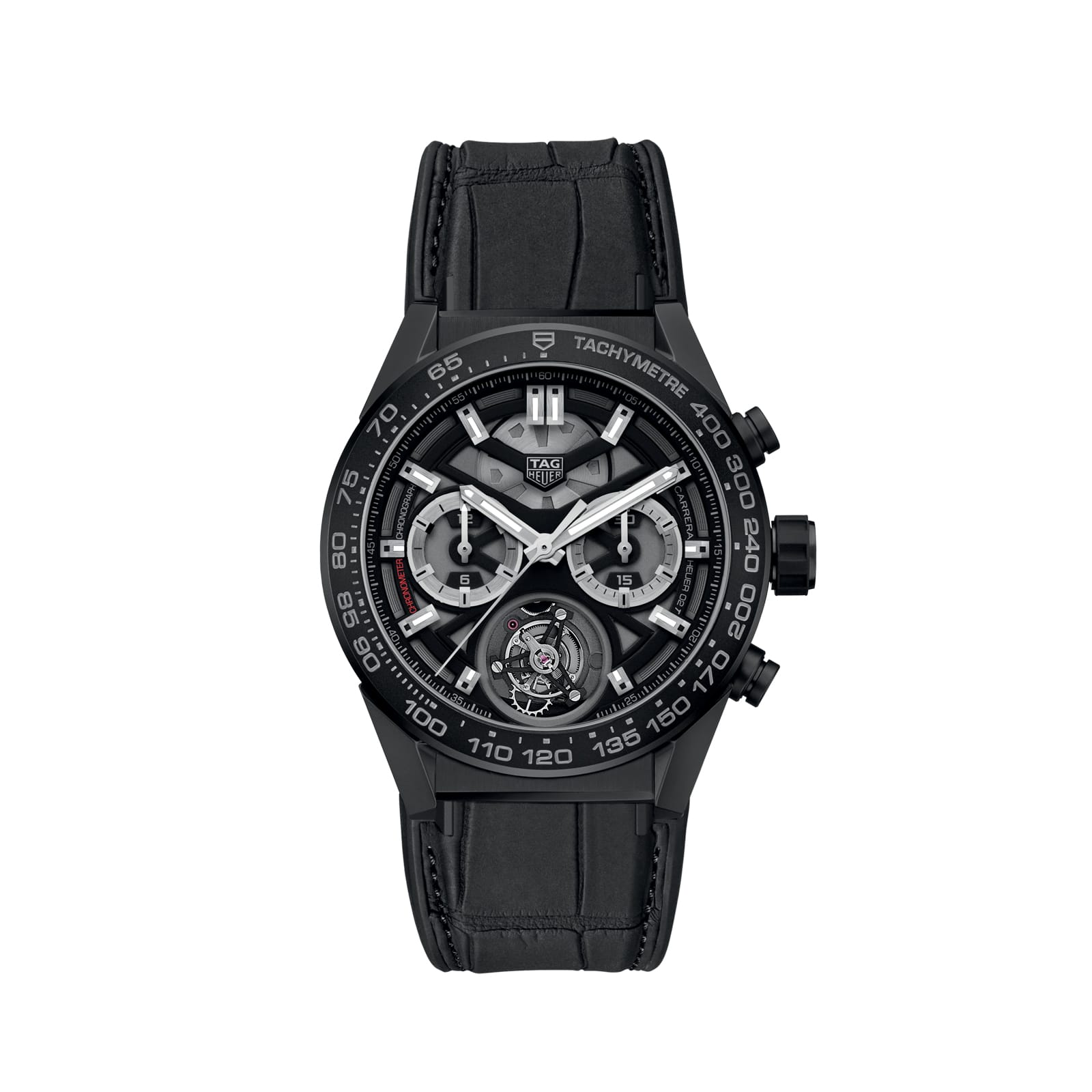 TAG Heuer Replica Watch Carrera Chronograph Tourbillon Automatic 45 mm Ceramic(1:1 replica)
