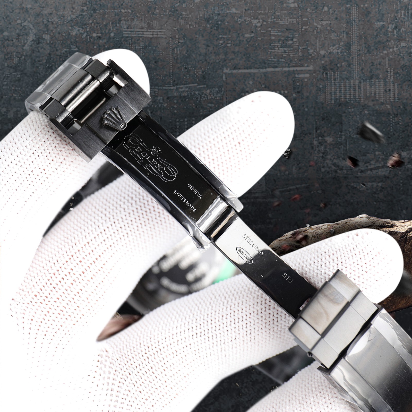 ROLEX Rolex Customized Submariner-Diamond Dial-Carbon Fiber Bezel-Black Green(1:1 replica)