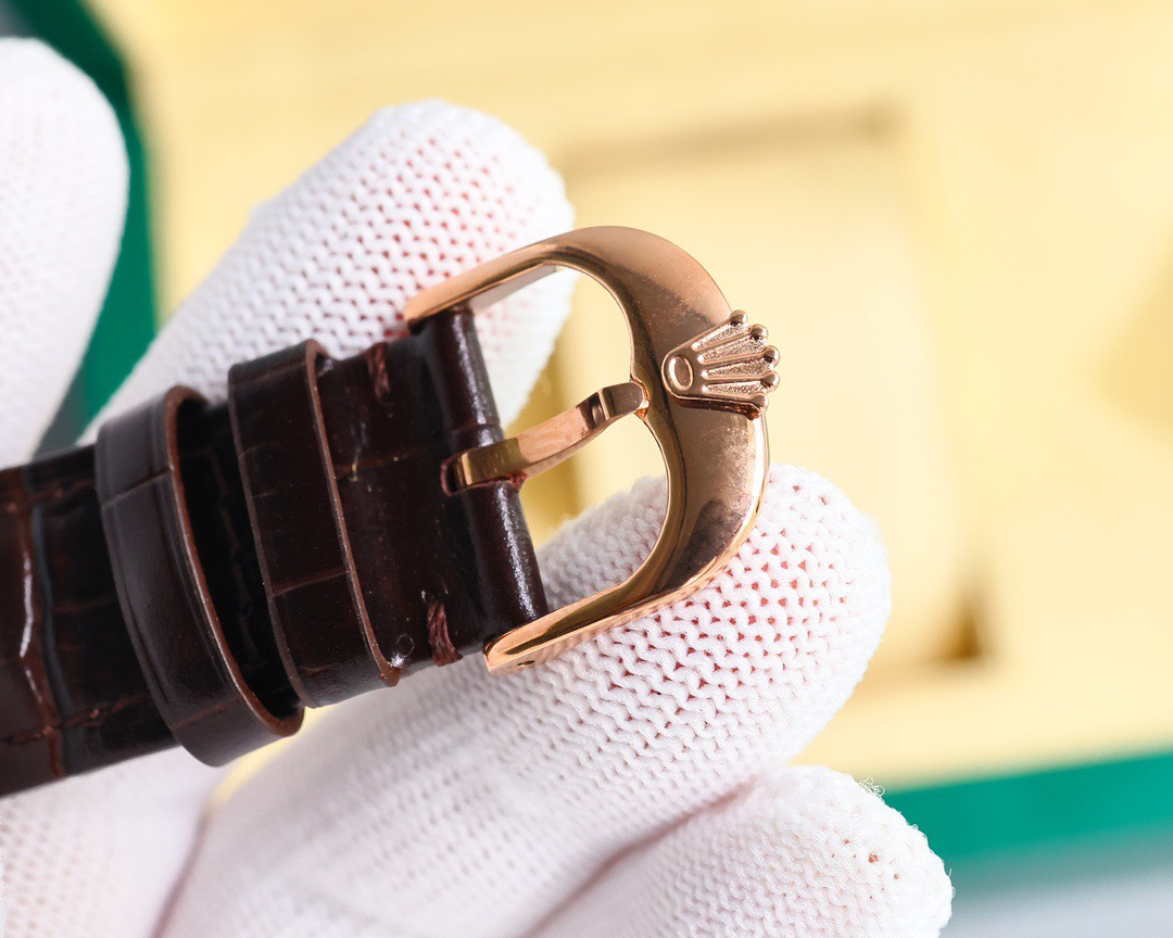 Rolex👑 Cellini Moonphase-40mm-Leather(1:1 replica)