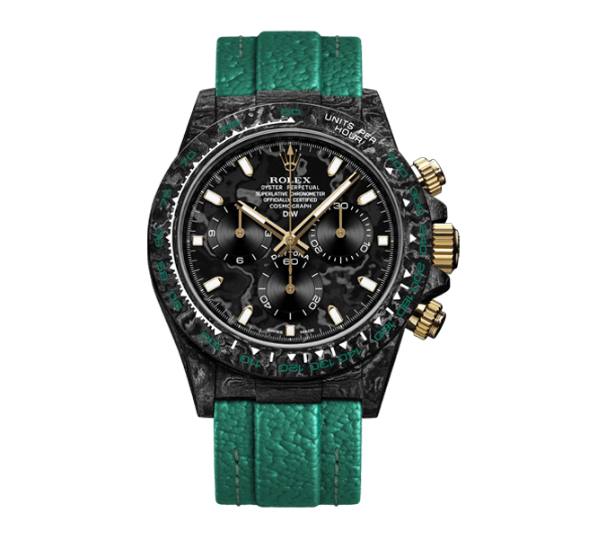 ROLEX Diw Daytona carbon emerald 40mm oyster carbon(1:1 replica)