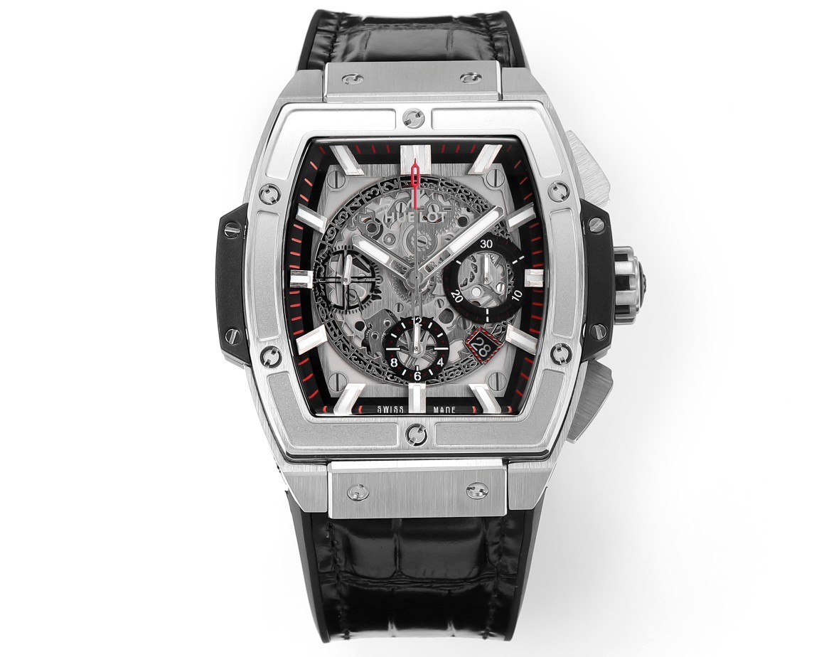 Hublot SPIRIT OF BIG BANG Chronograph, 45 mm Textured rubber strap(1:1 replica)