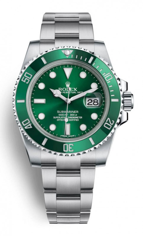 ROLEX Submariner Series Green Water Ghost Date Display Men's Automatic Mechanical Watch Green Dial 40mm Steel Strap 116610LV-0002(1:1 replica)