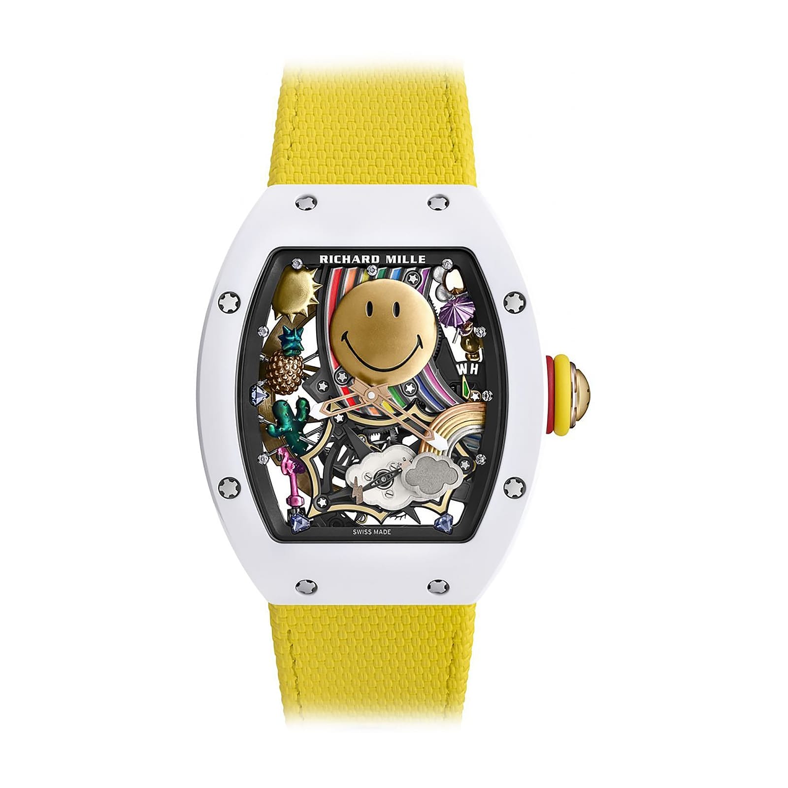 Fake Richard Mille Replica Watch RM 88 Automatic Winding Tourbillon Smiley Limited Edition(1:1 replica)
