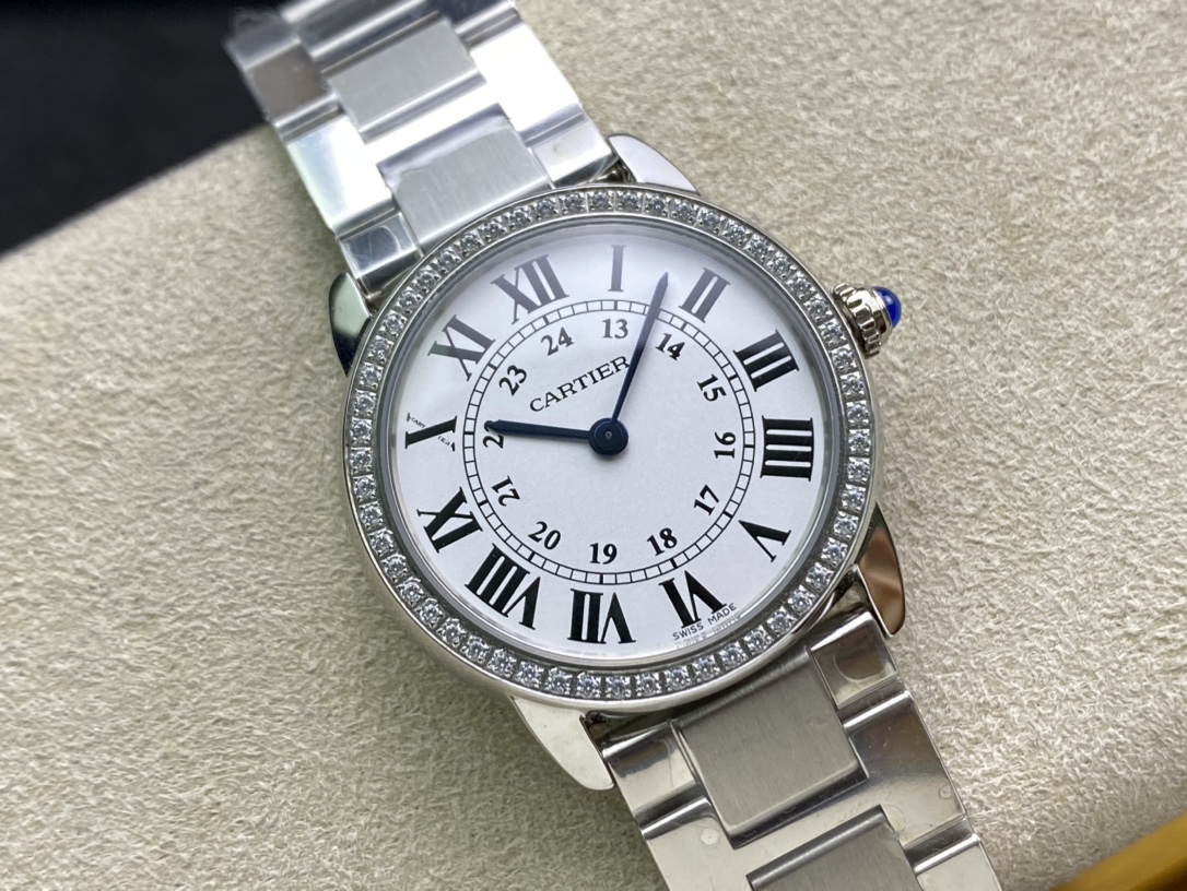 Cartier London Roman Numeral Couple's Watch Small 29.5mm(1:1 replica)