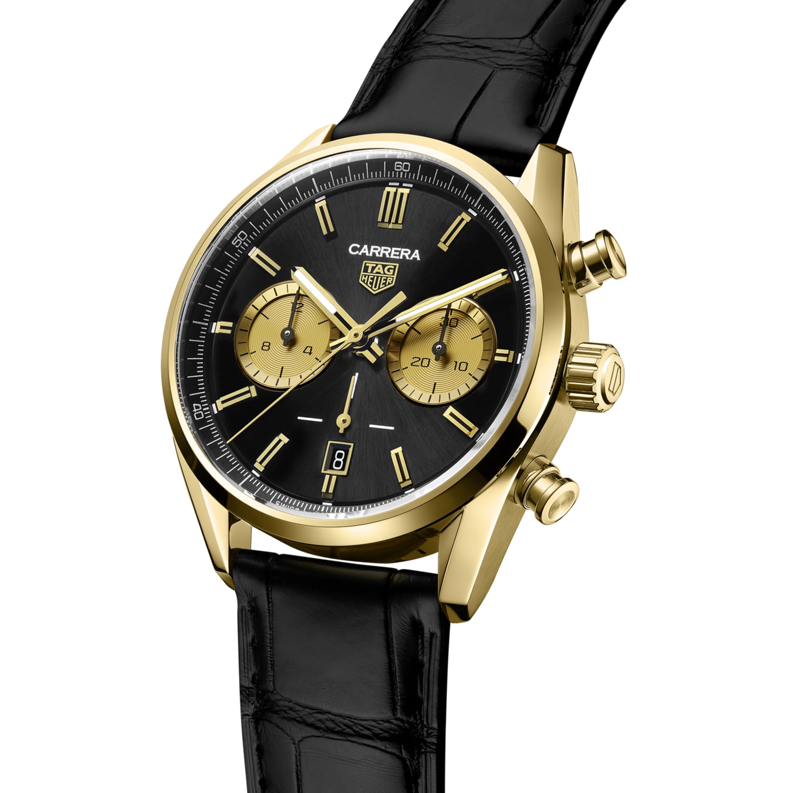 TAG Heuer Replica Watch Carrera Chronograph Automatic 42 mm Gold 3N(1:1 replica)