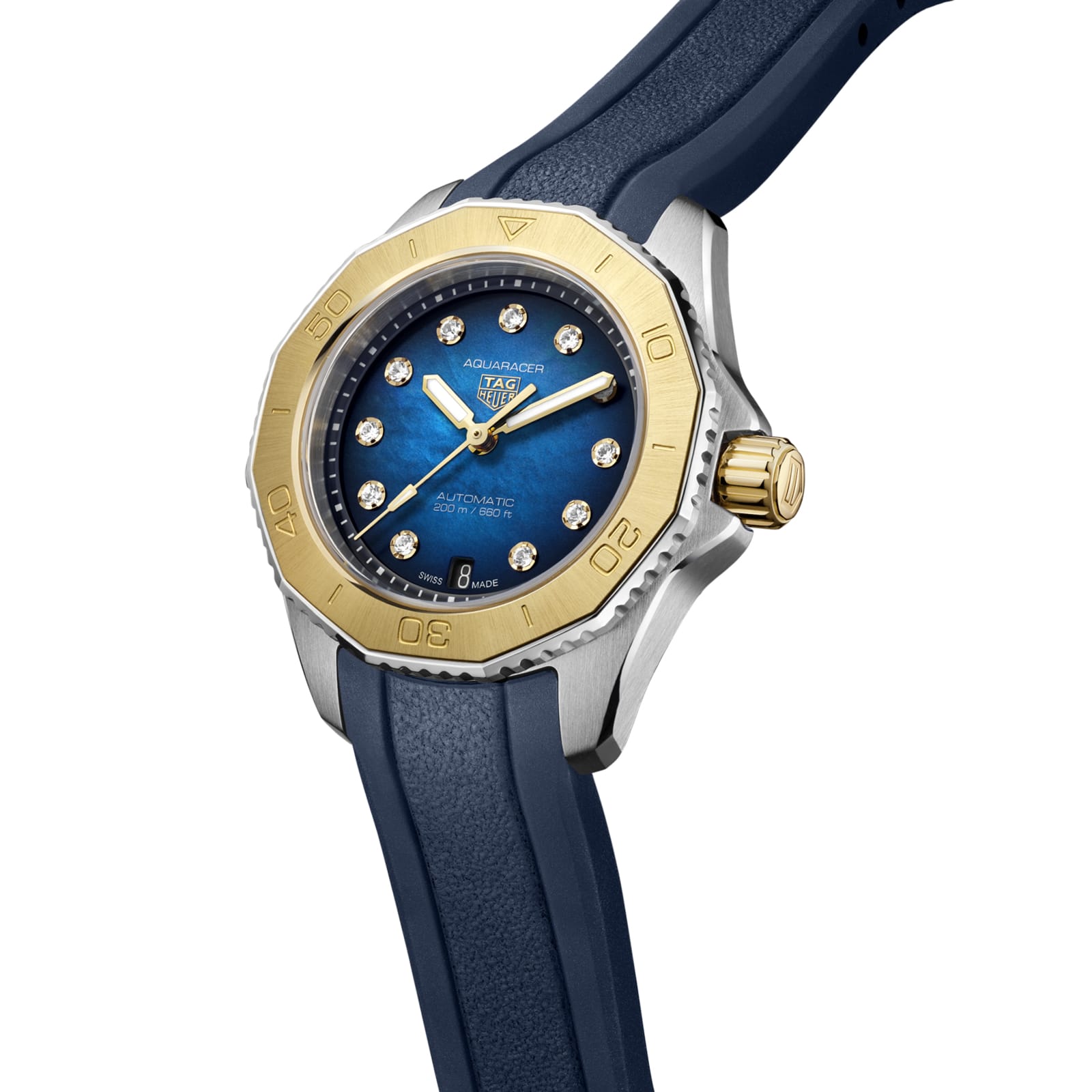 TAG Heuer Replica Watch Aquaracer Professional 200 Date Automatic 30 mm Steel and Gold(1:1 replica)