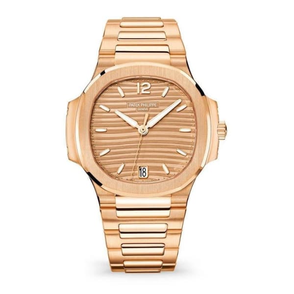 Patek Philippe Nautilus Rose Gold 7118-1R-010 with Golden Brown Opaline dial(1:1 replica)