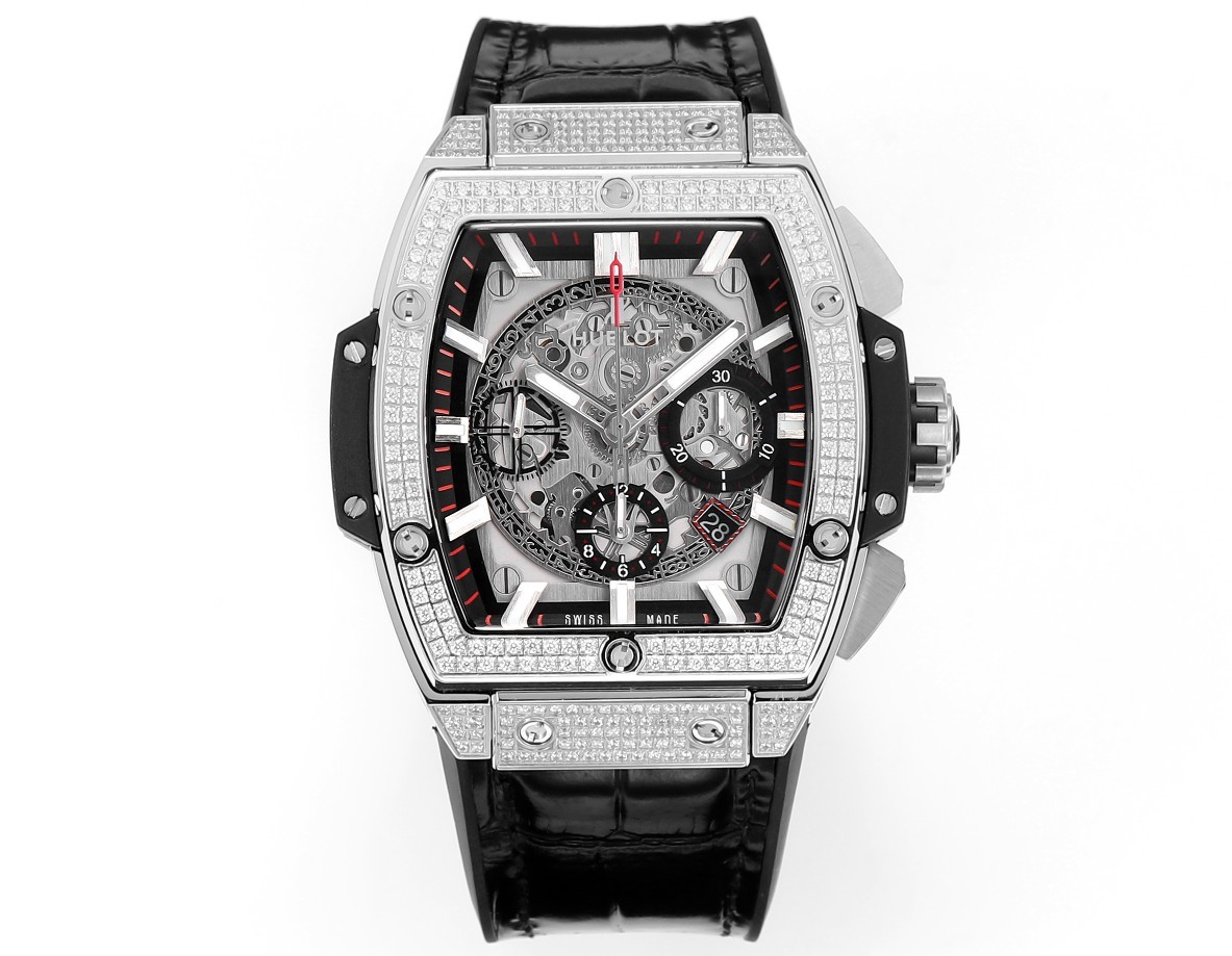 Hublot SPIRIT OF BIG BANG Chronograph, 45 mm Textured rubber strap(1:1 replica)