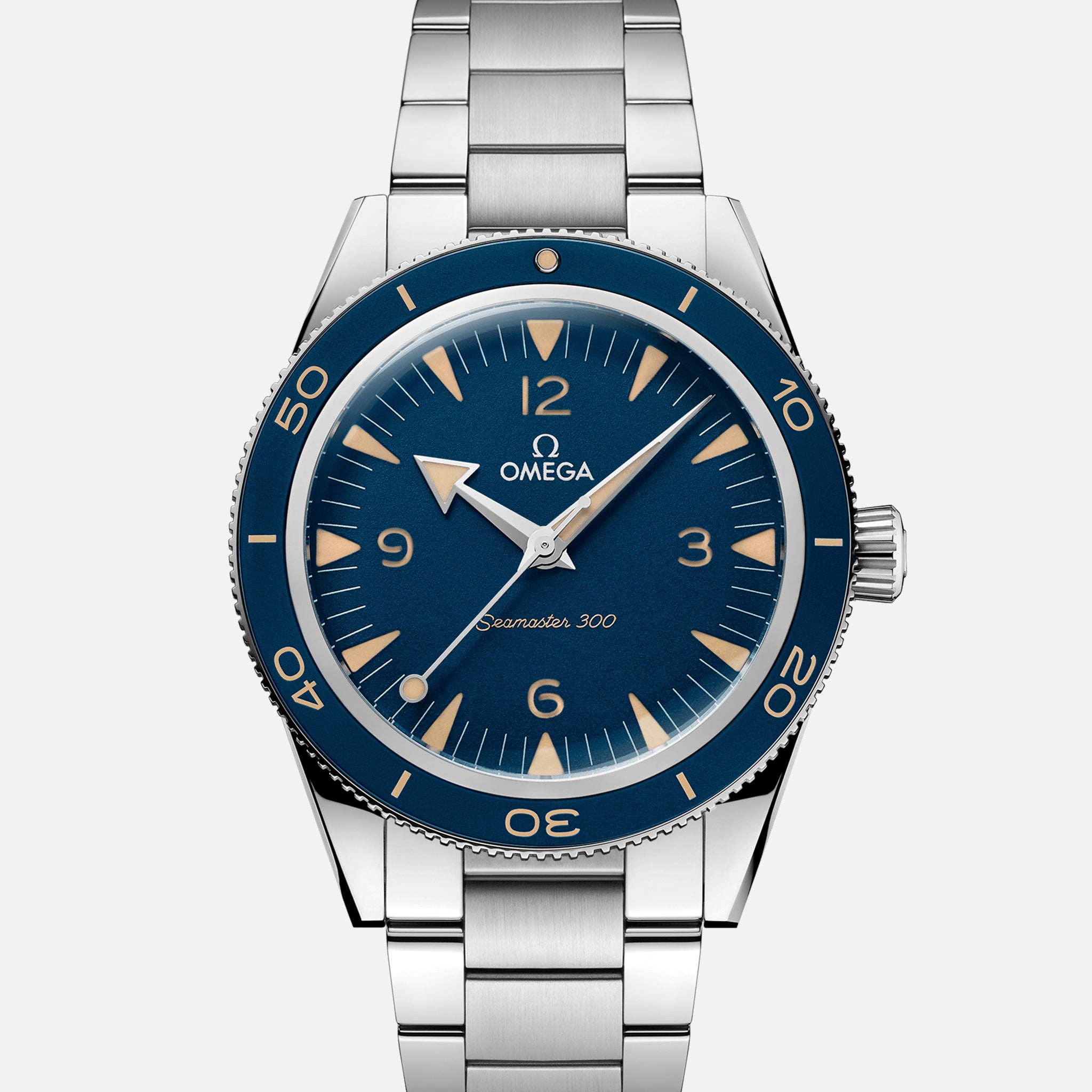 Seamaster 300 Co-Axial Master Chronometer 41mm Blue Dial On Bracelet(1:1 replica)