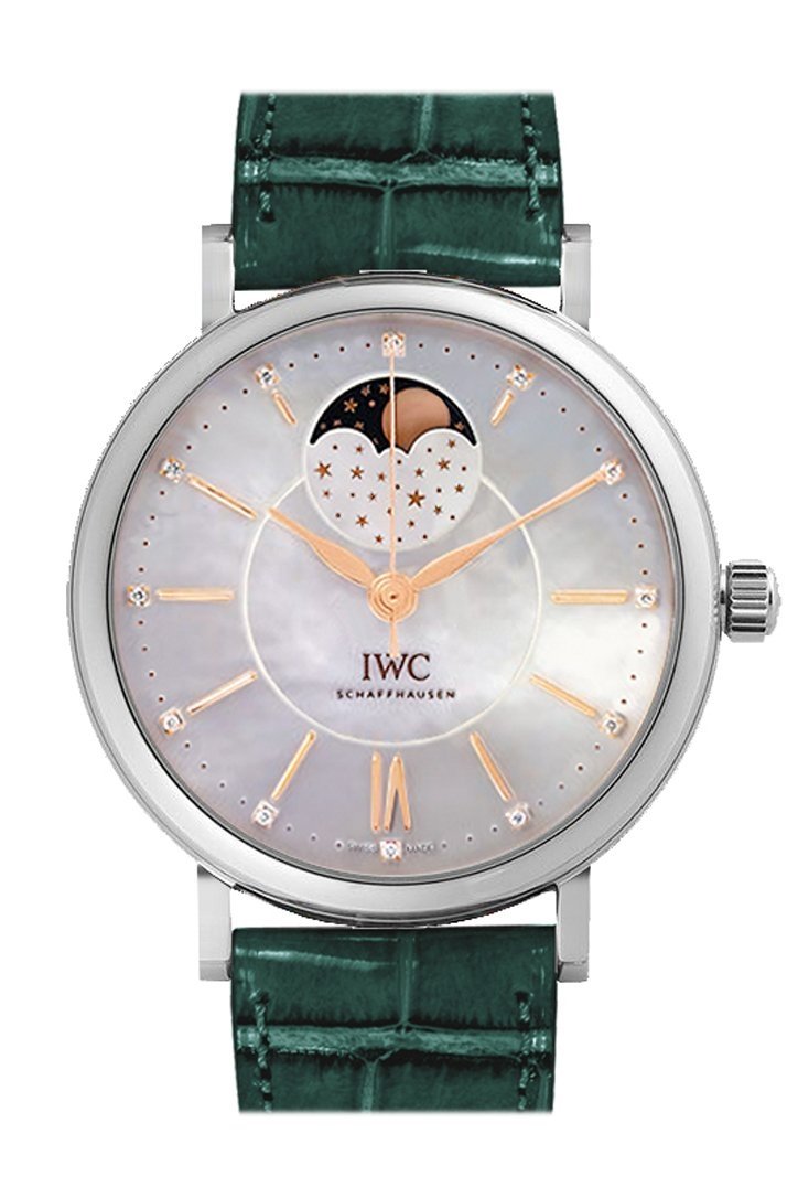 IWC Portofino 37mm White Mother Of Pearl Dial Automatic Ladies Watch IW459007(1:1 replica)