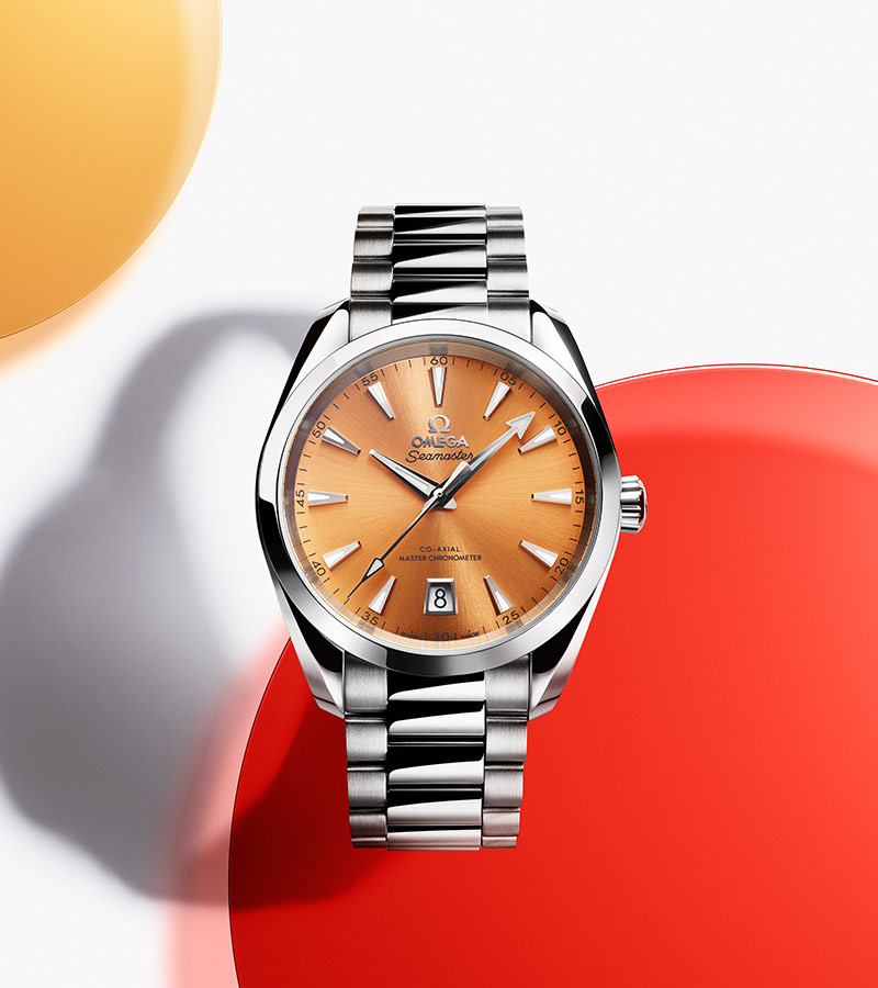 Seamaster Aqua Terra 150m Co-Axial Master Chronometer 38mm 'Saffron' Dial On Bracelet(1:1 replica)