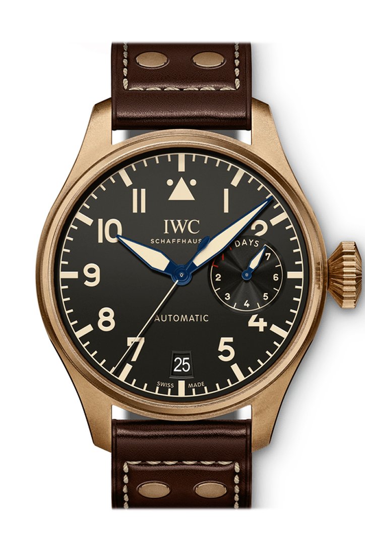 IWC Big Pilot's Heritage Black Dial Brown Leather Men's Watch IW501005(1:1 replica)