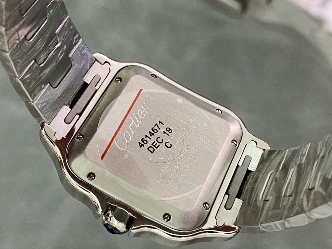 Fake cartier watch Santos large model mechanical movement Steel/Yellow Gold W2SA0009 BVF(1:1 replica)