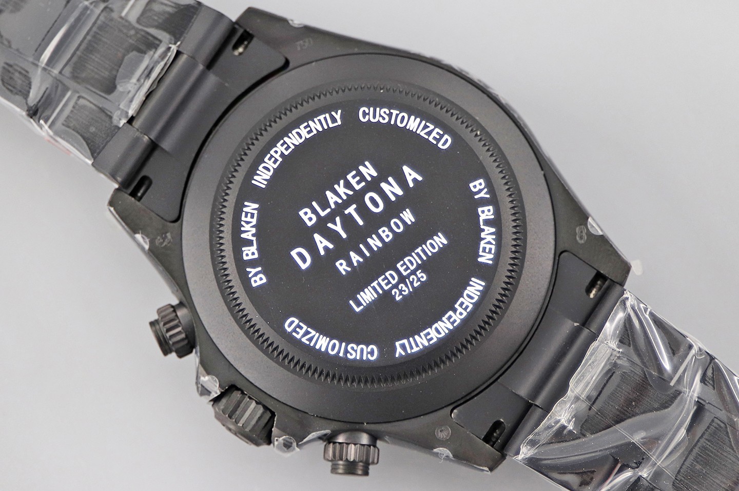 Rolex Daytona Ice Randy - Rainbow Diamonds Modified - Black(1:1 replica)