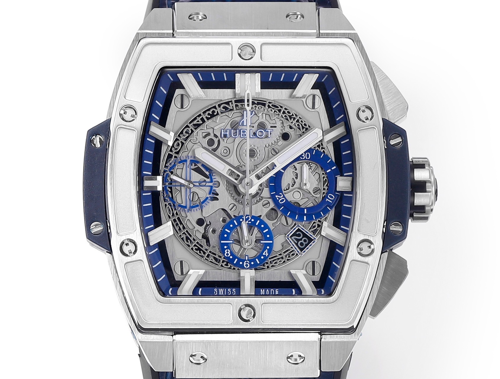 Hublot SPIRIT OF BIG BANG Chronograph, 45 mm Textured rubber strap(1:1 replica)